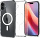 Spigen Ultra Hybrid MagFit Apple iPhone 16 Hoesje MagSafe Transparant Wit