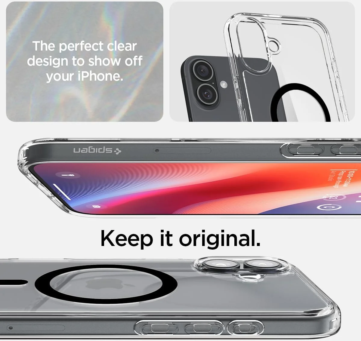 Spigen Ultra Hybrid MagFit Apple iPhone 16 Hoesje MagSafe Zwart afbeelding 5