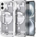 Spigen Ultra Hybrid MagFit Apple iPhone 16 Hoesje MagSafe Zero One Wit