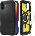 Spigen Tough Armor Apple iPhone 16 Hoesje MagSafe Back Cover Zwart