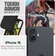 Spigen Tough Armor Apple iPhone 16 Hoesje MagSafe Back Cover Zwart afbeelding 3