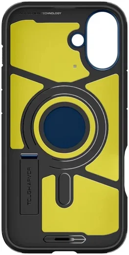 Spigen Tough Armor Apple iPhone 16 Hoesje MagSafe Back Cover Blauw afbeelding 10