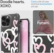 Spigen Ultra Hybrid MagFit Apple iPhone 16 Pro Hoesje MagSafe Hearts Wit Roze afbeelding 4