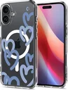 Spigen Ultra Hybrid MagFit Apple iPhone 16 Hoesje MagSafe Hearts Denim