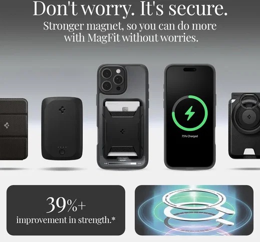 Spigen Ultra Hybrid MagFit Apple iPhone 16 Pro Hoesje MagSafe Classic Zwart afbeelding 3
