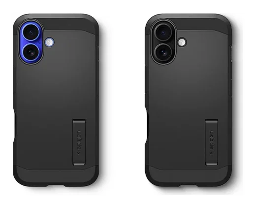 Spigen Tough Armor Apple iPhone 16 Hoesje Back Cover Zwart afbeelding 8