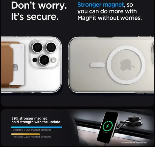 Spigen Liquid Crystal iPhone 16 Pro Max Hoesje MagSafe Back Cover Transparant afbeelding 5