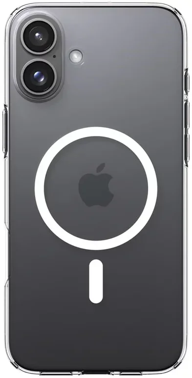 Spigen Liquid Crystal Apple iPhone 16 Hoesje MagSafe Back Cover Transparant afbeelding 9