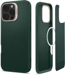 Spigen Cyrill Kajuk Apple iPhone 16 Pro Max Hoesje MagSafe Back Cover Groen afbeelding