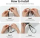 Spigen Cyrill Kajuk Mag iPhone 16 Pro Max Hoesje MagSafe Classic Charm Zwart afbeelding 8
