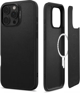 Spigen Cyrill Kajuk Mag Apple iPhone 16 Pro Hoesje MagSafe Back Cover Zwart