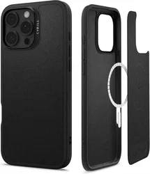 Spigen Cyrill Kajuk Mag Apple iPhone 16 Pro Hoesje MagSafe Back Cover Zwart afbeelding