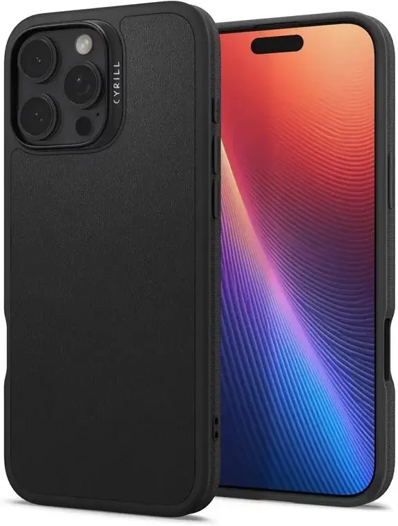 Spigen Cyrill Kajuk Mag Apple iPhone 16 Pro Hoesje MagSafe Back Cover Zwart afbeelding 2