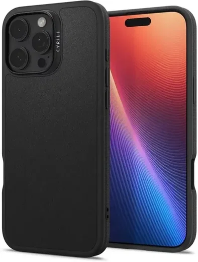 Spigen Cyrill Kajuk Mag Apple iPhone 16 Pro Hoesje MagSafe Back Cover Zwart afbeelding 2