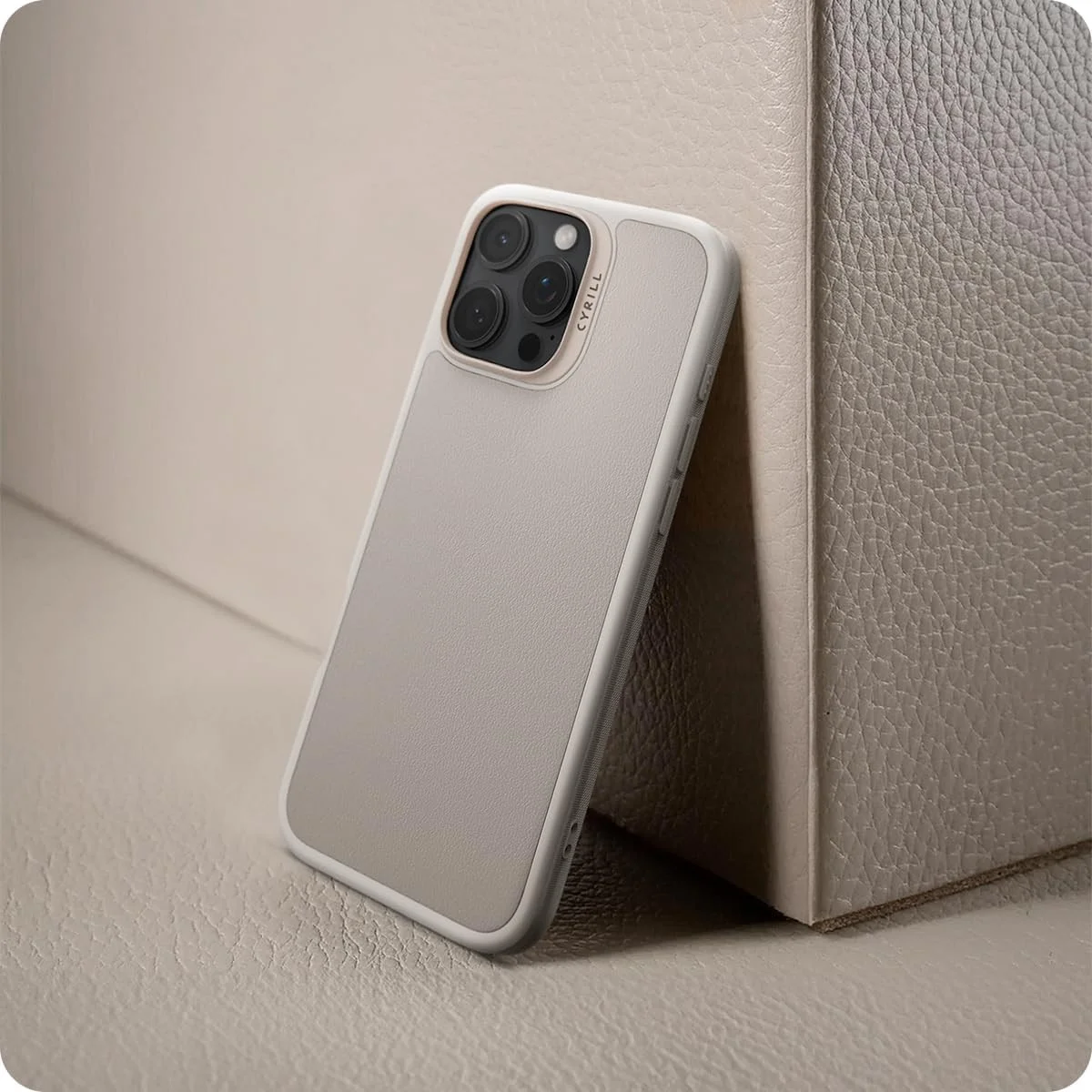 Spigen Cyrill Kajuk Mag Apple iPhone 16 Pro Hoesje MagSafe Back Cover Cream afbeelding 8