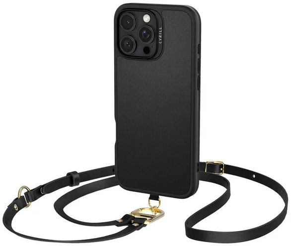 Spigen Cyrill Kajuk Mag Apple iPhone 16 Pro Hoesje MagSafe Classic Charm Zwart afbeelding 1