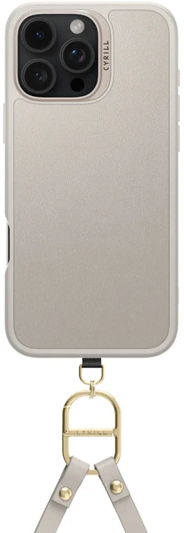 Spigen Cyrill Kajuk Mag Apple iPhone 16 Pro Hoesje MagSafe Classic Charm Cream afbeelding 4