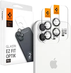 Spigen EZ Fit Optik Pro iPhone 17/16/16 Plus Camera Protector Clear (2-Pack) afbeelding