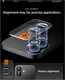Spigen EZ Fit Optik Pro iPhone 17/16/16 Plus Camera Protector Clear (2-Pack) afbeelding 3