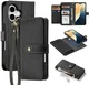 Dux Ducis Lawa Apple iPhone 16 Hoesje 2-in-1 Wallet Book Case MagSafe Zwart afbeelding 2
