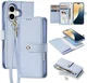 Dux Ducis Lawa Apple iPhone 16 Hoesje 2-in-1 Wallet Book Case MagSafe Blauw afbeelding 2