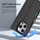 Dux Ducis Lawa Apple iPhone 16 Pro Hoesje 2-in-1 Wallet Book Case MagSafe Zwart afbeelding 11