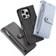 Dux Ducis Lawa Apple iPhone 16 Pro Hoesje 2-in-1 Wallet Book Case MagSafe Blauw afbeelding 12