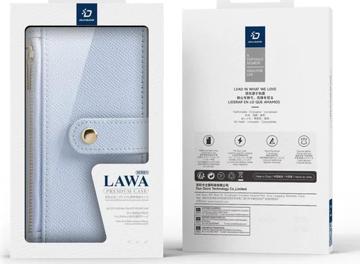 Dux Ducis Lawa Apple iPhone 16 Pro Hoesje 2-in-1 Wallet Book Case MagSafe Blauw afbeelding 13