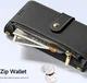 Dux Ducis Lawa iPhone 16 Pro Max Hoesje 2-in-1 Wallet Book Case MagSafe Zwart afbeelding 7