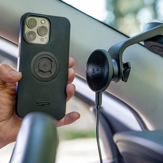 SP Connect MagSafe Telefoonhouder Auto Raam voor SPC+ Hoesjes met Opladen 15W afbeelding 2