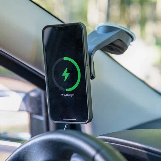 SP Connect MagSafe Telefoonhouder Auto Raam voor SPC+ Hoesjes met Opladen 15W afbeelding 3