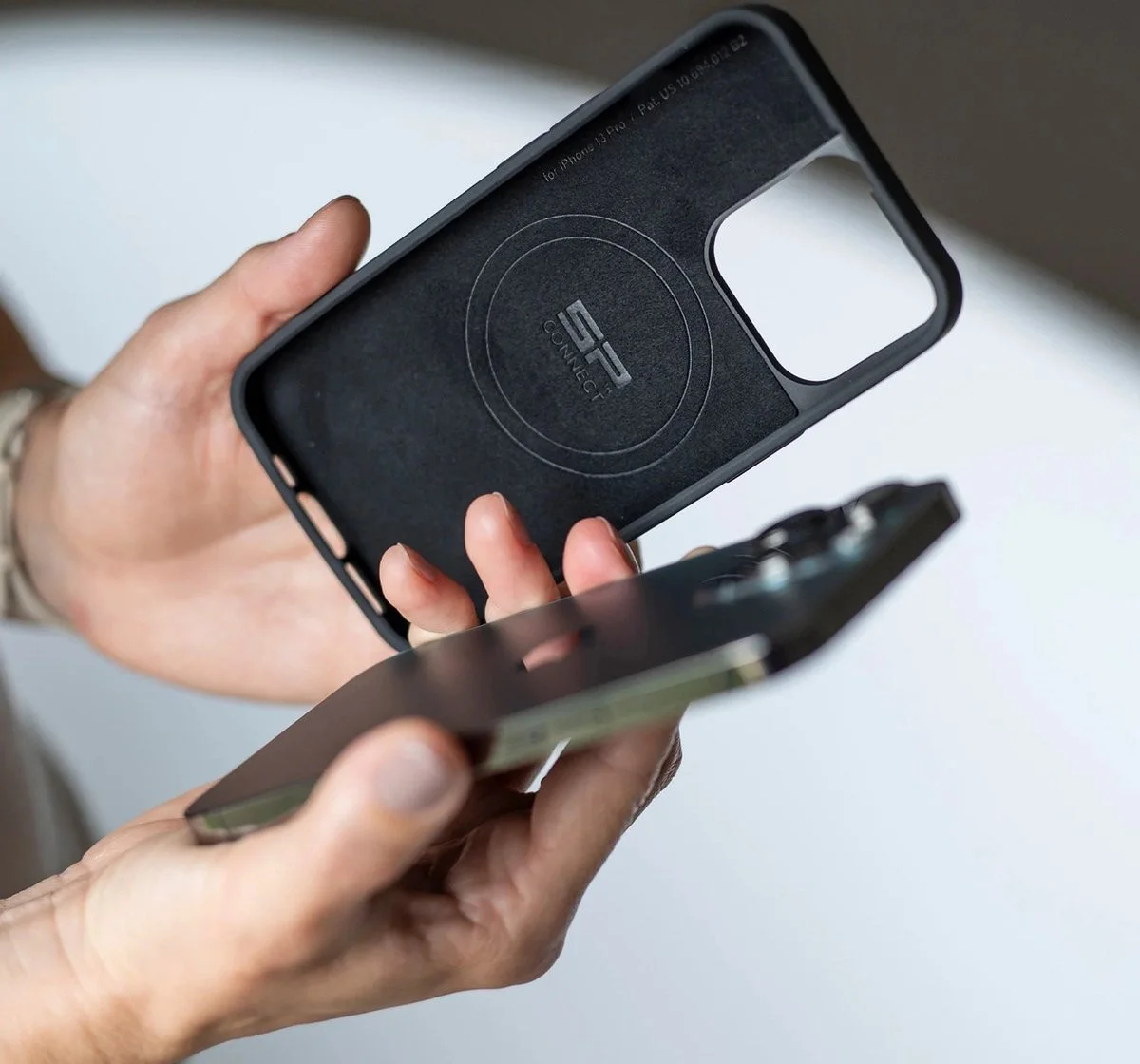 SP Connect SPC+ Apple iPhone 14 Pro Hoesje Back Cover Dun Zwart afbeelding 5