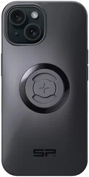 SP Connect SPC+ Apple iPhone 15 Hoesje MagSafe Back Cover Dun Zwart