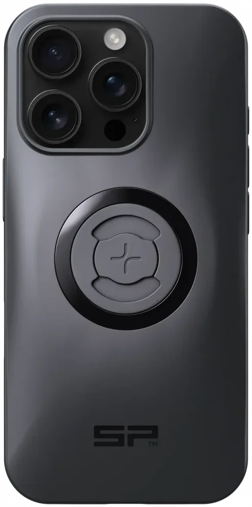 SP Connect SPC+ Apple iPhone 16 Pro Hoesje MagSafe Back Cover Dun Zwart afbeelding 1