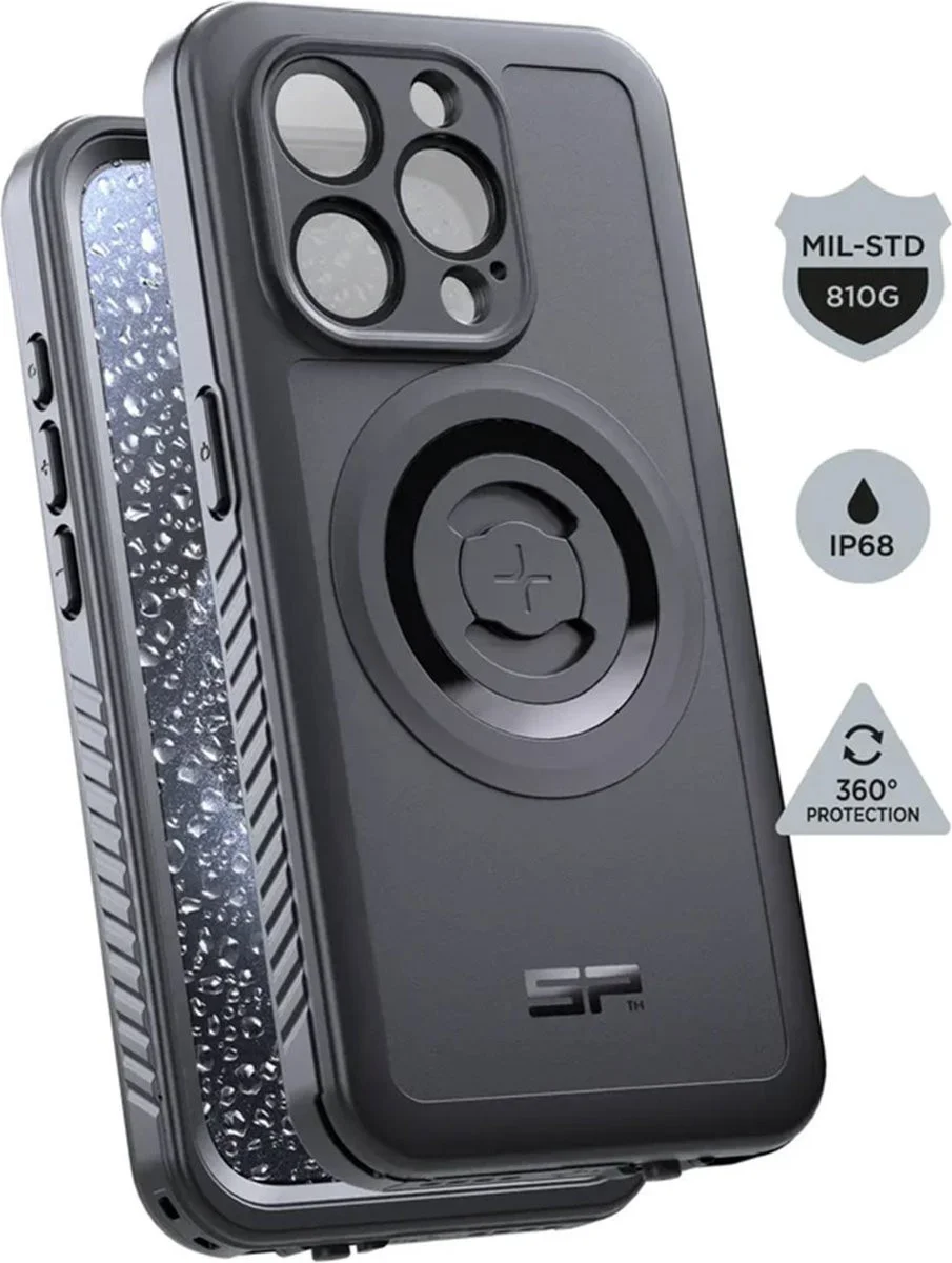 SP Connect Xtreme SPC+ iPhone 15 Pro Max Hoesje Full Protect MagSafe Zwart afbeelding 1
