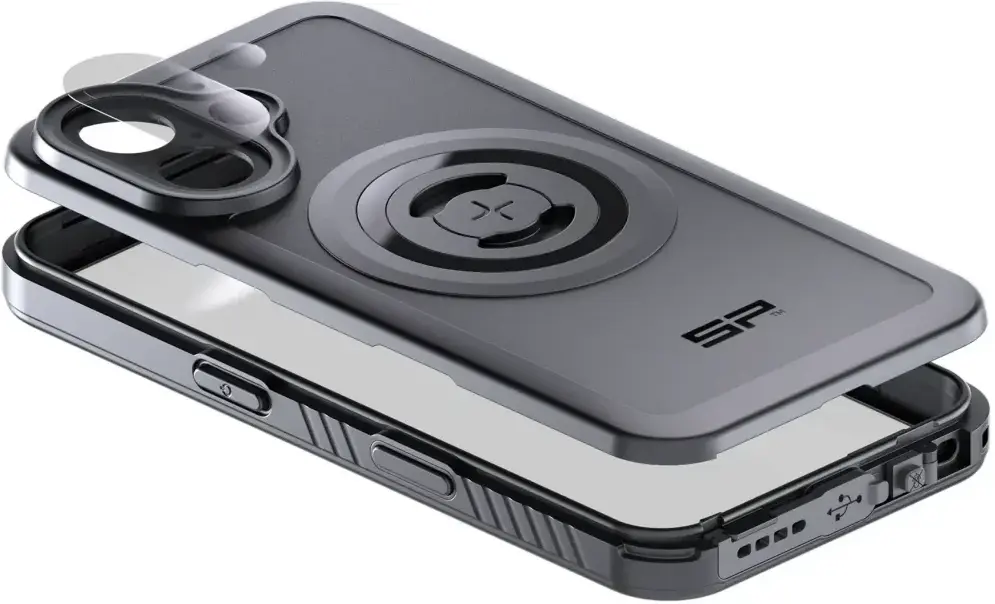 SP Connect Xtreme SPC+ iPhone 16 Hoesje Full Protect MagSafe Zwart afbeelding 6