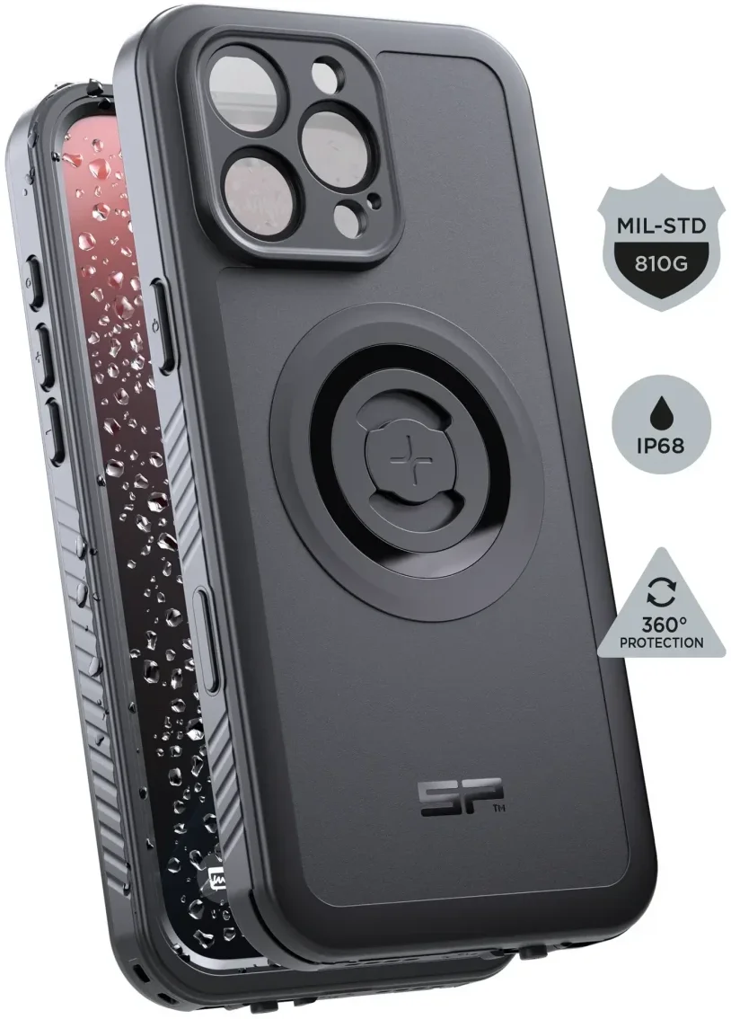 SP Connect Xtreme SPC+ iPhone 16 Pro Max Hoesje Full Protect MagSafe Zwart afbeelding 1