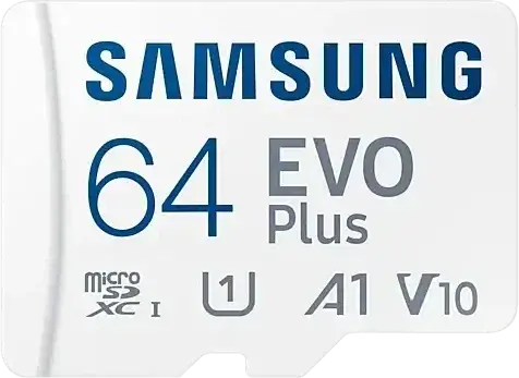 Samsung EVO Plus MicroSDXC Geheugenkaart 160MB/s met Adapter 64GB Wit afbeelding 1