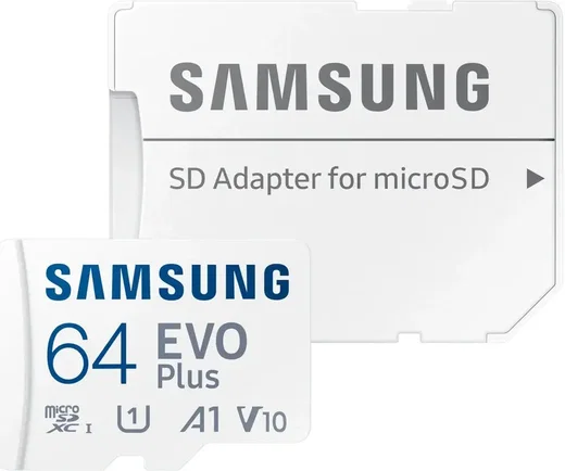 Samsung EVO Plus MicroSDXC Geheugenkaart 160MB/s met Adapter 64GB Wit afbeelding 3