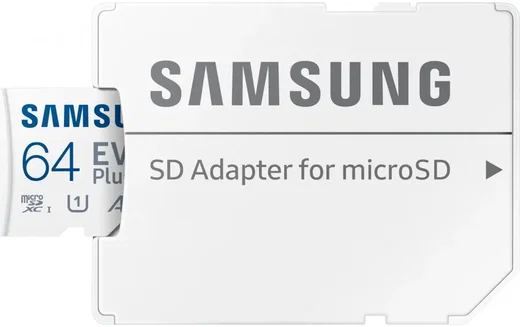 Samsung EVO Plus MicroSDXC Geheugenkaart 160MB/s met Adapter 64GB Wit afbeelding 4