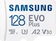 Samsung EVO Plus MicroSDXC Geheugenkaart 160MB/s met Adapter 128GB Wit afbeelding 1