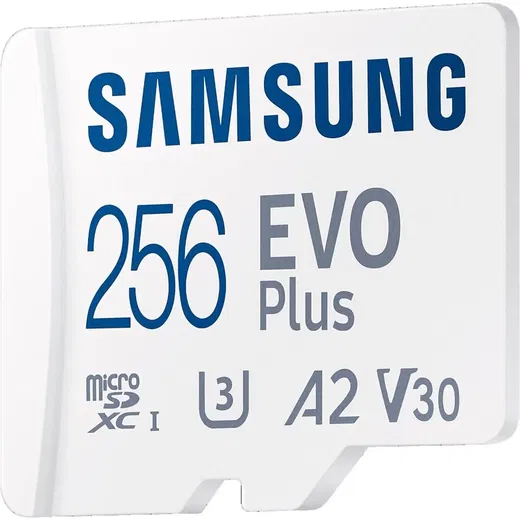 Samsung EVO Plus MicroSDXC Geheugenkaart 160MB/s met Adapter 256GB Wit afbeelding 3