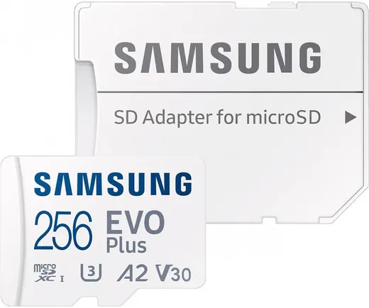 Samsung EVO Plus MicroSDXC Geheugenkaart 160MB/s met Adapter 256GB Wit afbeelding 4