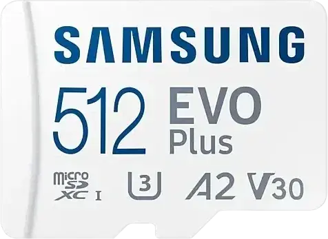 Samsung EVO Plus MicroSDXC Geheugenkaart 160MB/s met Adapter 512GB Wit afbeelding 1