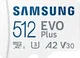 Samsung EVO Plus MicroSDXC Geheugenkaart 160MB/s met Adapter 512GB Wit afbeelding 1