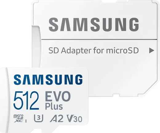 Samsung EVO Plus MicroSDXC Geheugenkaart 160MB/s met Adapter 512GB Wit afbeelding 4
