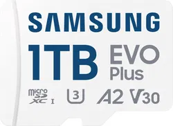 Samsung EVO Plus MicroSDXC Geheugenkaart 160MB/s met Adapter 1TB Wit afbeelding