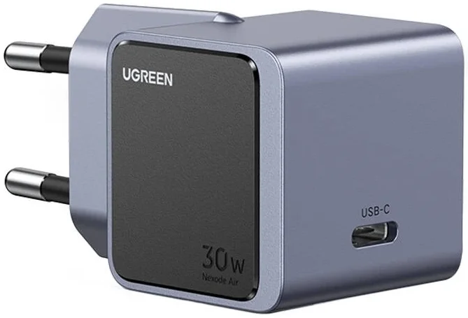 UGREEN Nexode Air 30W PD USB-C Snellader GaN Adapter Grijs afbeelding 2