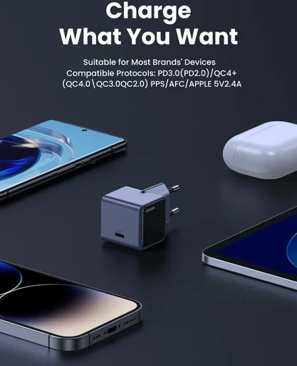 UGREEN USB C Charger 2 Pack iPhone Snellader 2 Poorten usb-c Oplader PD 20W USB-C Adapter GaN USB Stekker voor iPhone 17, 17 Pro Max, Air, 16, 15, 14, 13, 12, iPad, Galaxy S25, S24, Pixel 9
