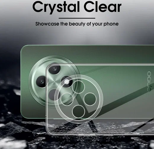 Oppo Reno 12 F Hoesje Dun TPU Back Cover Transparant afbeelding 5
